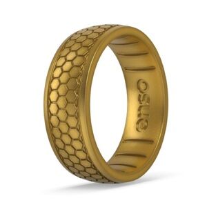 Enso Etched Signature Silicone Ring